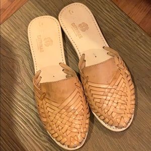 Beautiful handmade huaraches braided leather
